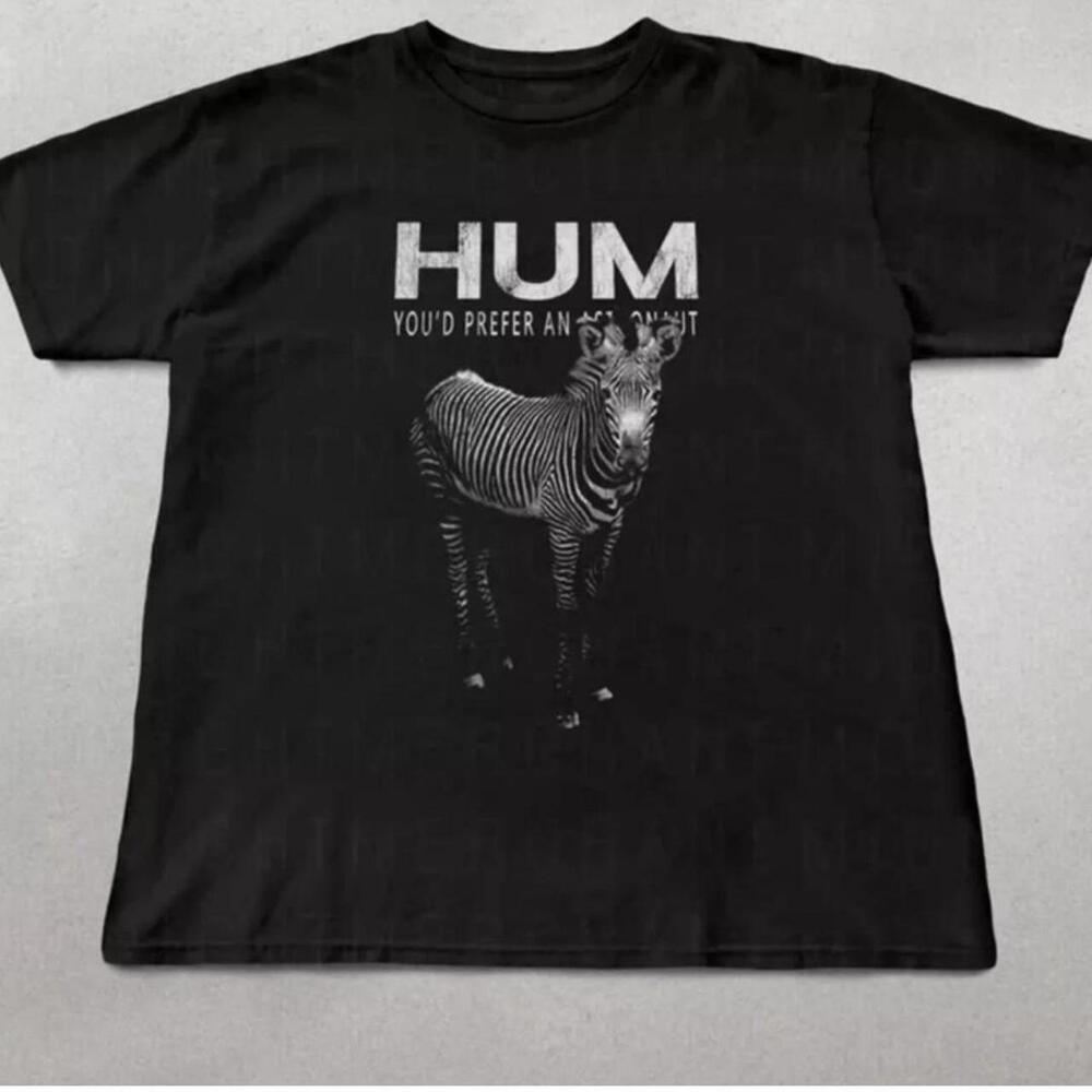 Zebra Graphic Tee In Black And White